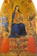 Ambrogio Lorenzetti Madonna and Child Enthroned with Angels and Saints oil painting picture wholesale